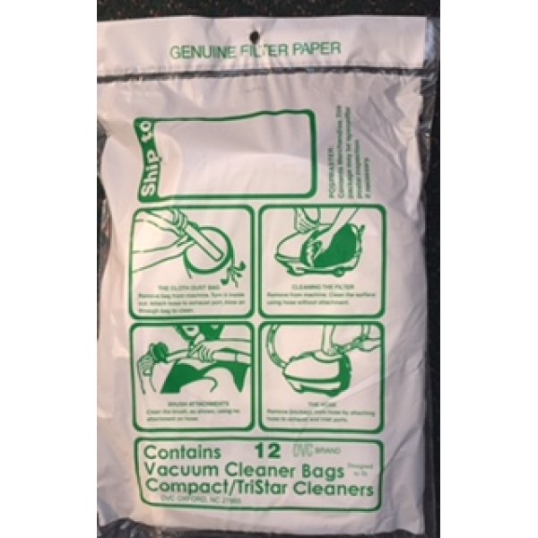 Compact Tristar Canister Bags