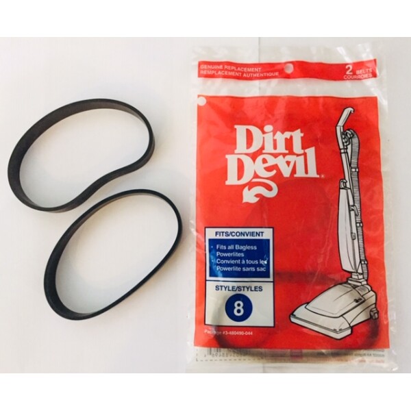 Dirt Devil Style 8 Upright Vacuum Belt