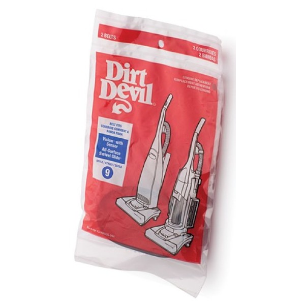 Dirt Devil Style 9 Upright Vacuum Belt