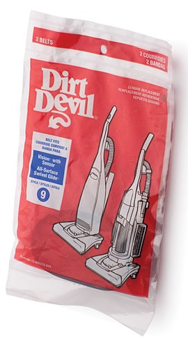Dirt Devil Style 9 Upright Vacuum Belt